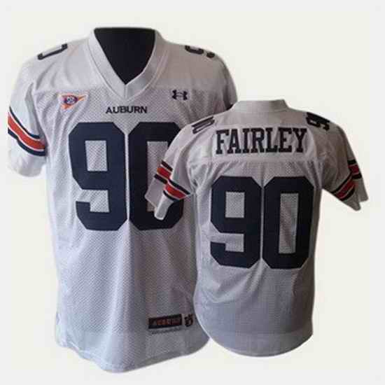 Auburn Tigers Nick Fairley College Football White Jersey